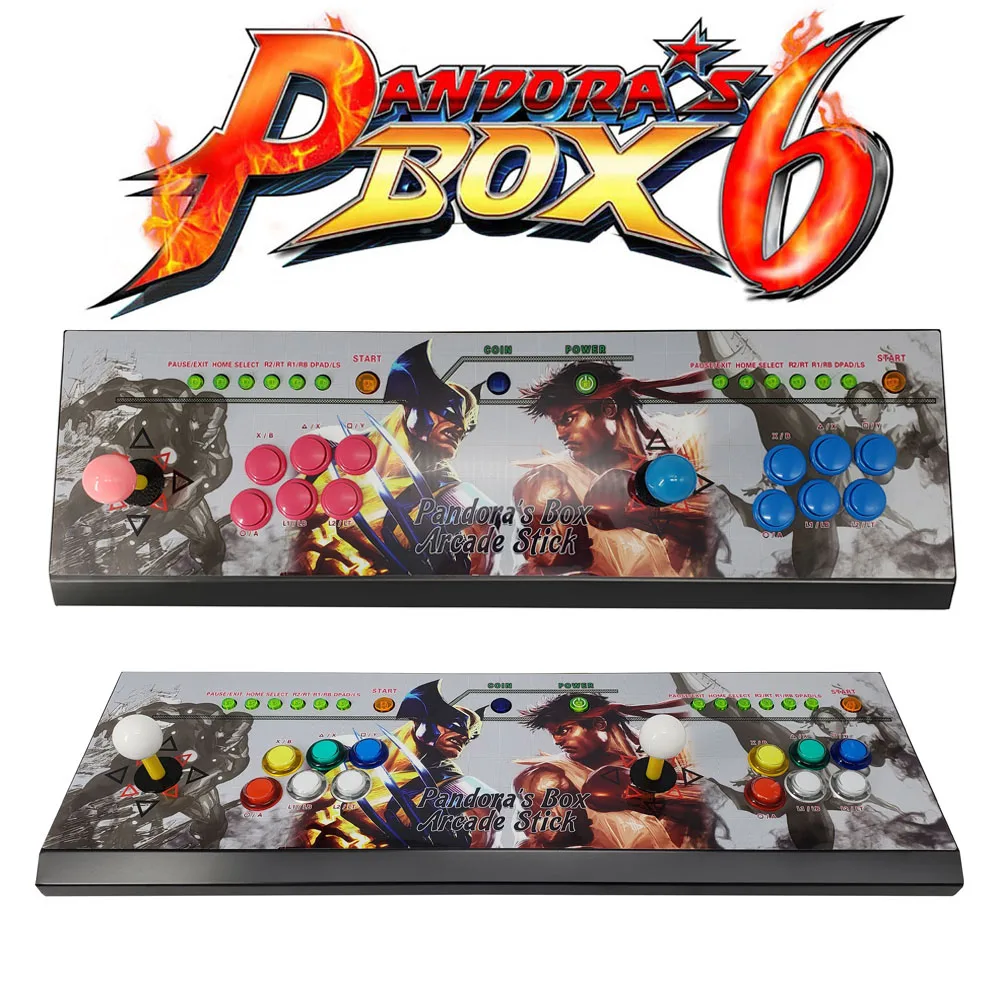 

Double joystick game controller with multi game 1300 in board