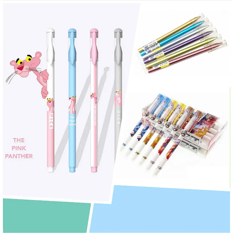 

1pc Mobile Games Role Erasable Gel Pen Refills Red Blue Ink Blue Black Writing Neutral Pen Creative Drawing University