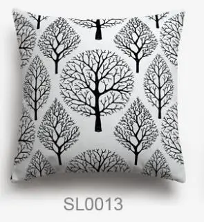 SL0013 Sweetenlife простой Подушка с рисунком декоративные наволочки Новинка года подушки для домашнего декора 45*45 ананас хлопково-льняные, для дивана наволочки для подушек - Цвет: SL0013