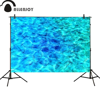 

Allenjoy photography backdrops party ocean summer beach swimming pool water ripple Birthday banner baby shower photocall