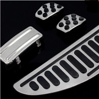 

Car-styling Stainless Steel Rest Pedal gas brake clutch Pedal cover For Ford Focus KUGA Fiesta Ecosport Mondeo,auto accessories