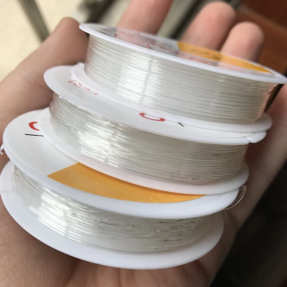 1 Roll Transparent Stretch Stretchy Elastic Rope String
