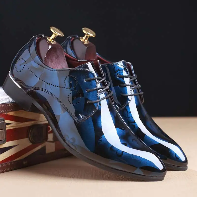 blue designer dress shoes Chloe Blue Leather Shoes for girls by Age of Innocence, 30 - Age of Innocence main image 0