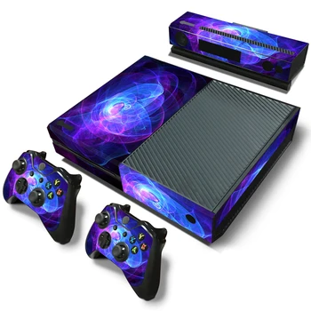 

free drop shipping Custom Sticker Decal Skin for Xbox One Console + 2PCS Controller -TN-XBOXONE-2005