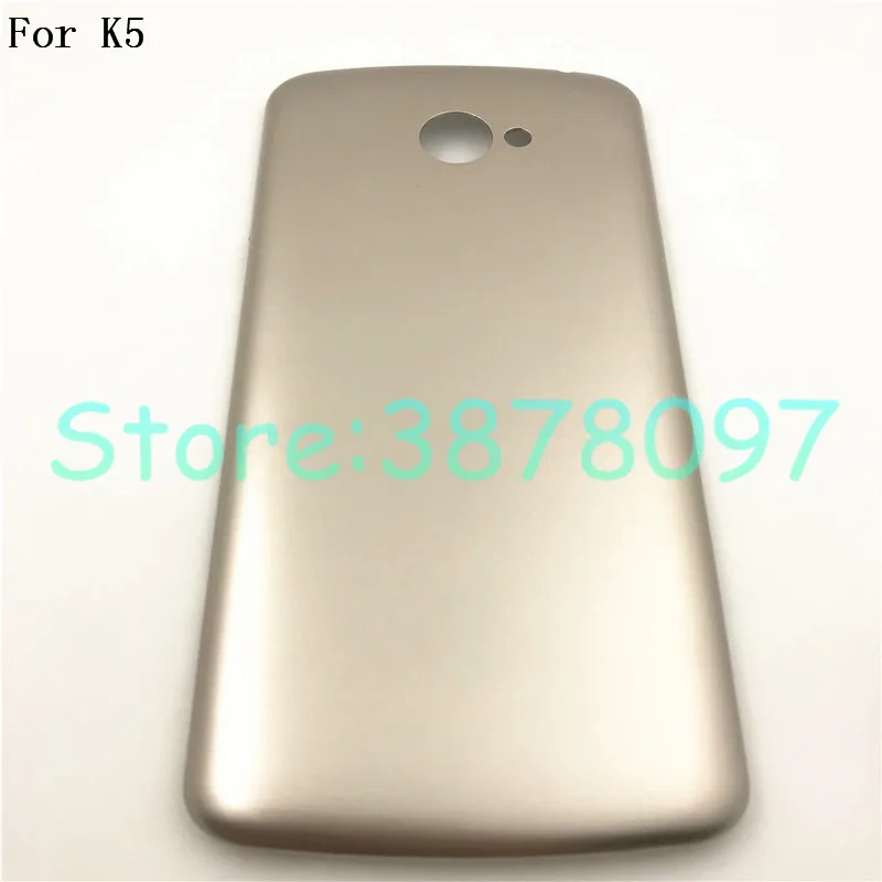 

Original 5.0 inches Battery Back Cover For LG K5 Battery Back Cover Housing case Rear Door With Logo Replacement Parts