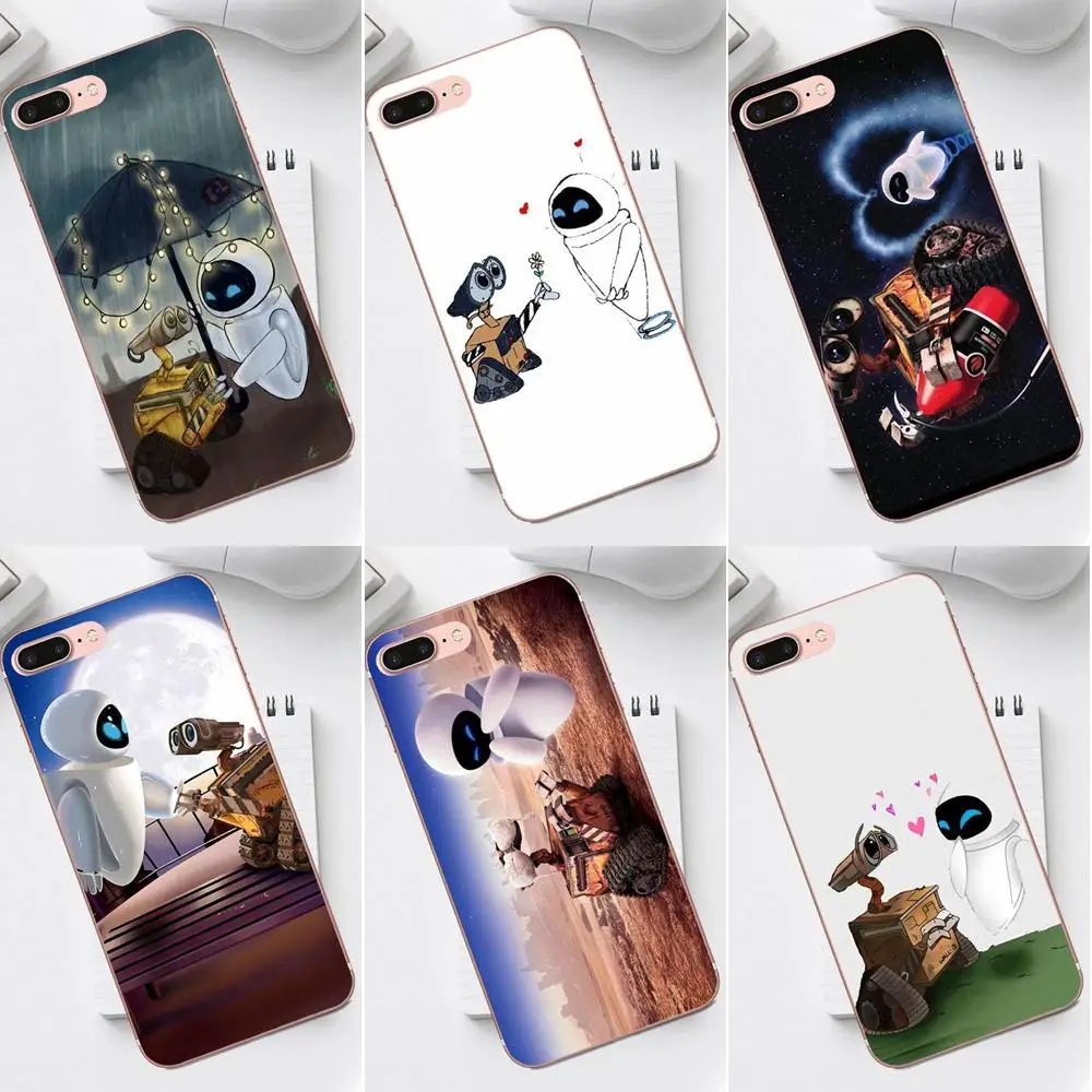 ТПУ чехол Coque для iPhone 4 4S 5 5C SE 6 6S 7 8 Plus X XS Max XR Galaxy A3 A5 J1 J3 J5 J7 2017 пара стены E и Eve Love |