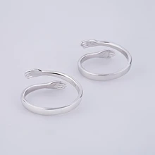 Модное теплое кольцо в форме руки, простое кольцо-манжета, Любовное кольцо, кольцо с открытым кольцом, памятная бижутерия