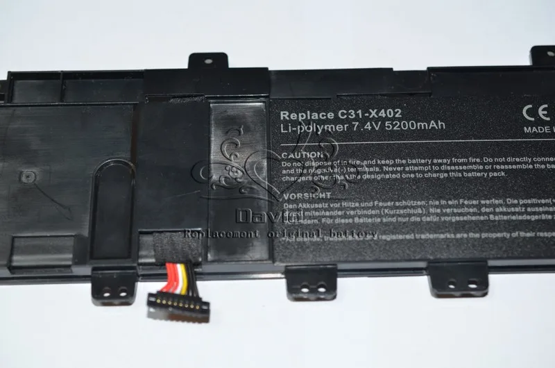 JIGU 7.4V 5200MAH Laptop Battery For Asus C21-X402 VivoBook X402 X402C X402CA Series