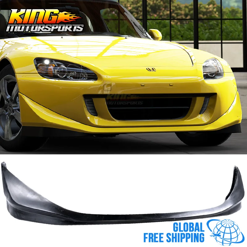 

For 04-09 HONDA S2000 FRONT BUMPER LIP SPOILER BODYKIT PU AP2 CR CLUB RACER Global Free Shipping Worldwide
