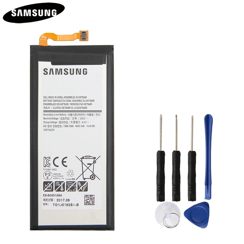 Подлинный сменный аккумулятор EB-BG891ABA для Sasmung Galaxy S7Active S7 Active 4000mAh подлинный аккумулятор для телефона