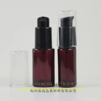 

wholesale 10ml purple glass bottle with pump/sprayer,for lotion/perfume/essential oil/moisturizer/facial water