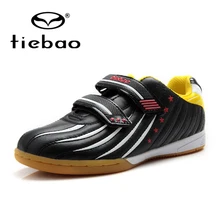 TIEBAO Professional Indoor Soccer Shoes Children Kids Teenagers Football Boots IN & IC Rubber Soles Training Sneakers EU 30-38