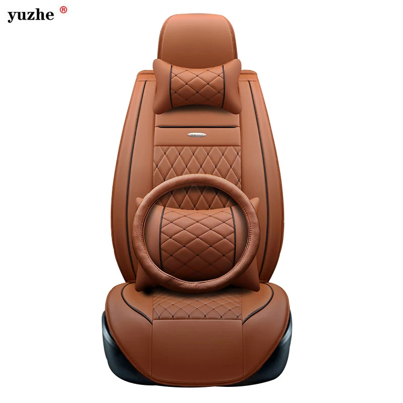

Yuzhe leather car seat cover For BMW e30 e34 e36 e39 e46 e60 e90 f10 f30 x3 x5 x6 X1 530i 2010-2004 car accessories styling