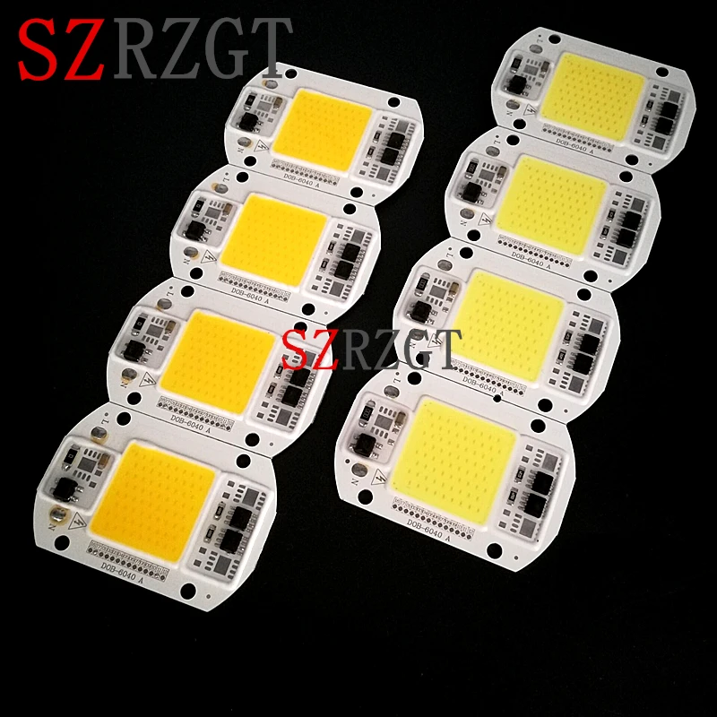 

10pcs LED COB Bulb Chip 30W Chip 110V 220V Input Smart IC Fit For DIY LED Flood Light Cold White Warm White Street Lamp