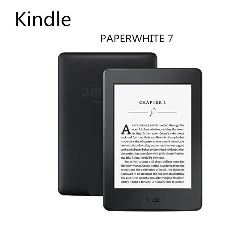 Kindle Paperwhite 7 поколения Электронная книга reader встроенный свет 6 дюймов 4 ГБ электронная книга Reader E-ink Ereader - изображение