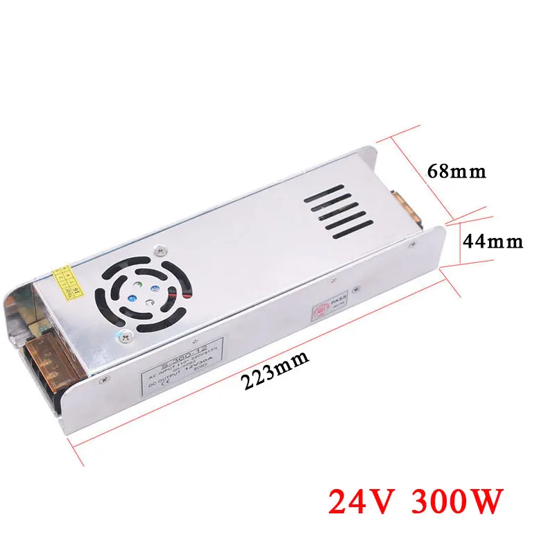 AC 110 V-220 V DC/DC 12V 24V светодиодный трансформатор освещения 5A 8A 10A 20A 30A 60 Вт 72 Вт 100W 150W 200W 250W 300W 360W светодиодный Мощность питания