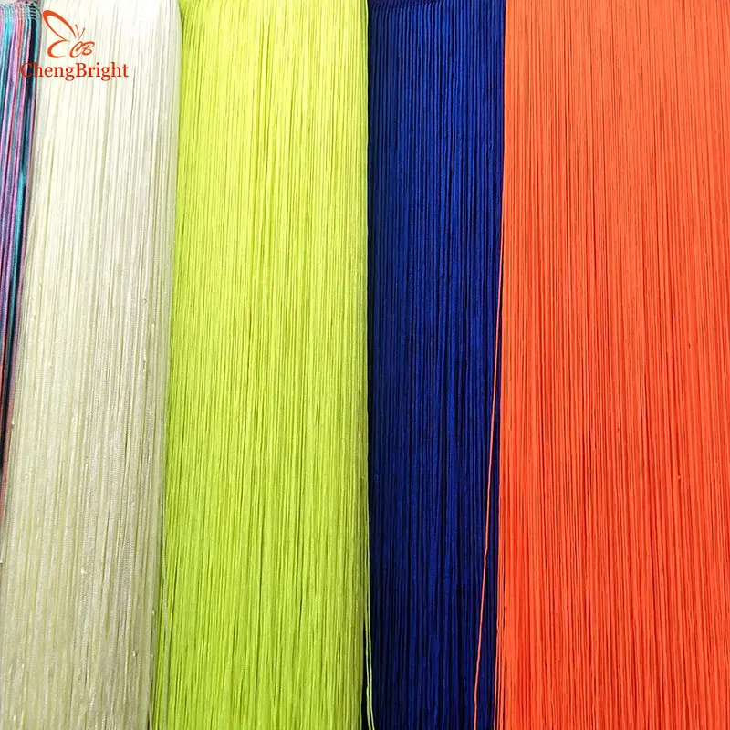 

CHENGBRIGHT 1 Yard 100CM White Long Lace Tassel Fringe Lace Trim Ribbon Sew Latin Dress Stage Garment Curtain DIY Accessories