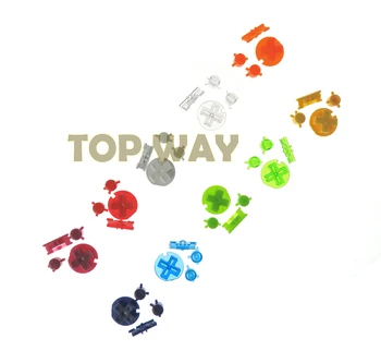 

3sets Plastic Colorful Buttons Keypads for Gameboy Color Buttons for GBC D Pads A B Buttons Set