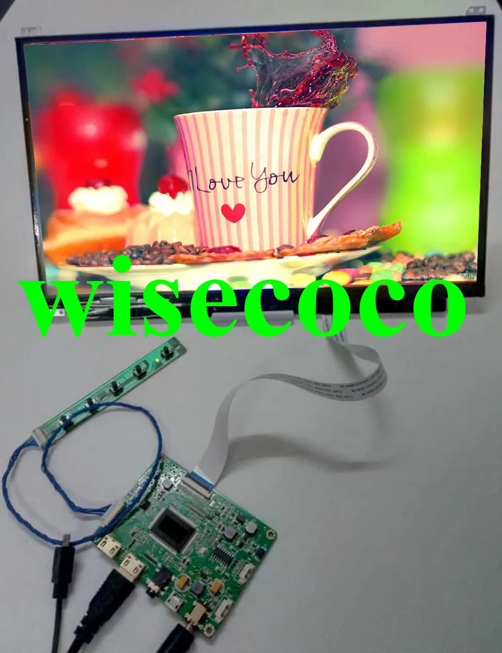  13.3 inch 1920*1080 IPS Screen Display 2 HDMI Driver Board LCD Panel Module Monitor for Laptop PC R
