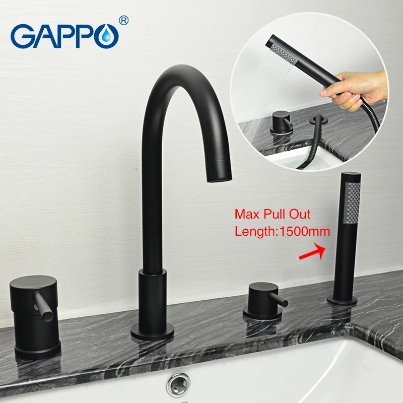 

GAPPO Bathtub Faucet bathroom bathtub shower taps mixer water taps waterfall bath faucet tap mixer deck mounted