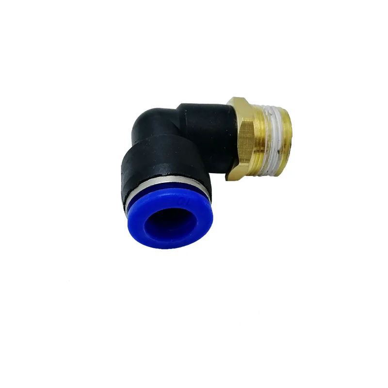 PL10 03 Pneumatic Connector Fitting 10mm OD Air Hose Tube Push in 3/8