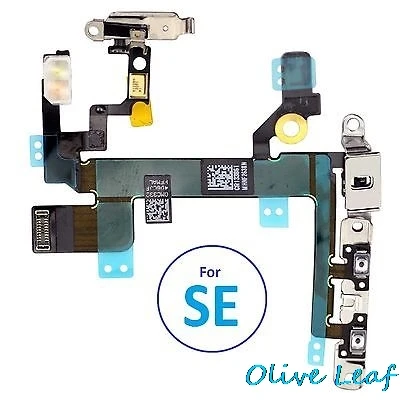 

NEW Power Flex Cable - Mute Switch - Volume Buttons With Brackets For iPhone SE