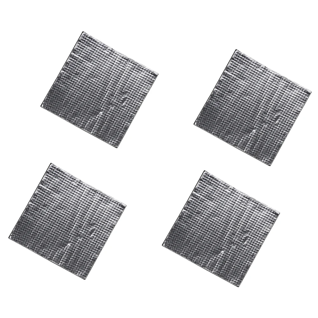4xHeat Bed Insulation Cotton Foil Self-Adhesive Hotbed Thermal Pad 300*300mm