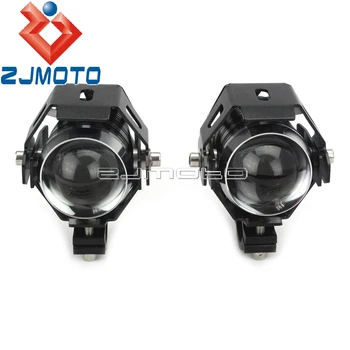 

Black Motorcyle Spot Driving Fog Light Auxiliary Lamps For Benelli Apliria Ducati Scooter Quad Truck Boat U5 LED Spotlights