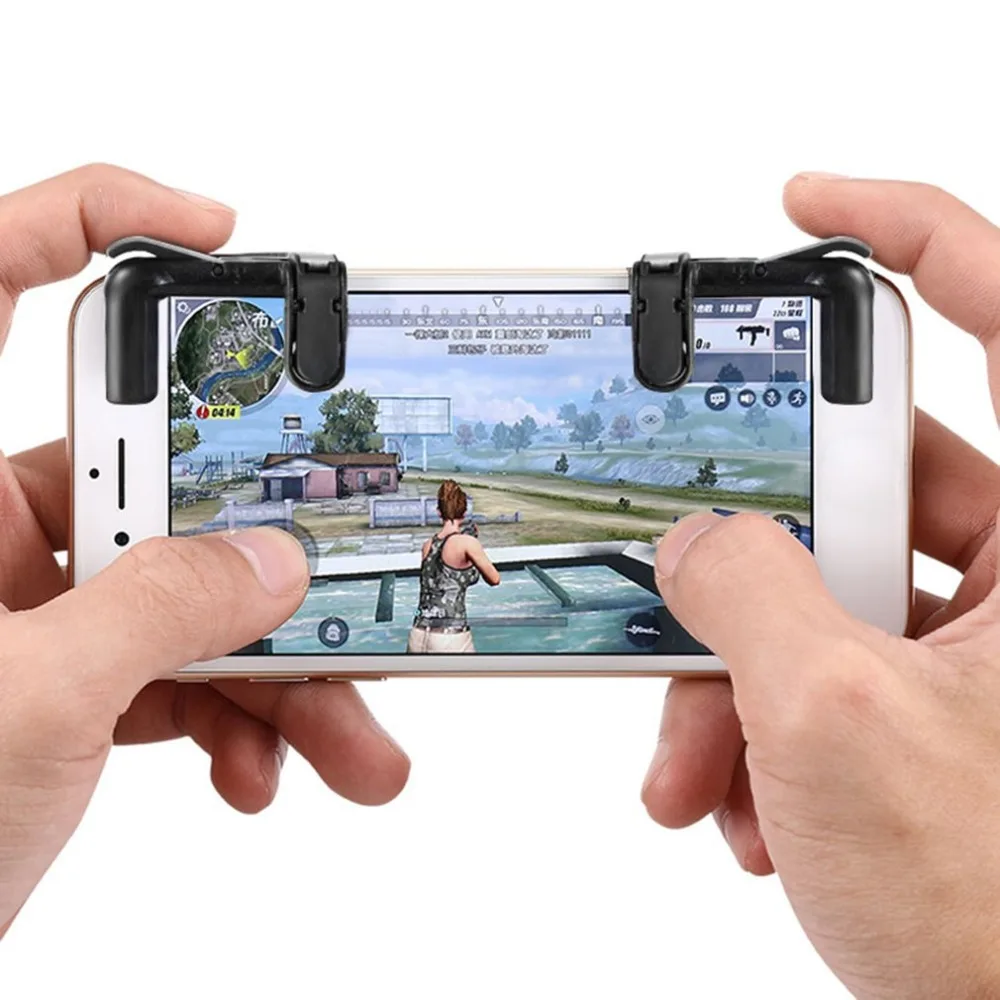 For PUBG Controller Gamepad Game Pad Joystick Game Trigger Cell Phone Mobile Fire Button L1R1 Aim Key for iphone Android Xiaomi