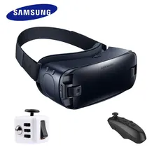 Samsung Gear 4.0 VR 3D Glasses Built-in Groscope for Note5 S6 S7 with Fidget Cube Toy+Bluetooth Remote Controller