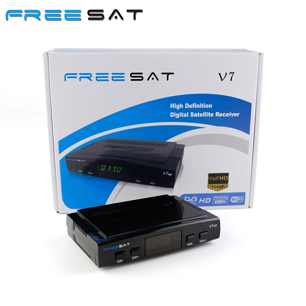 Free sat Mini Size V7 HD 1080P Digital Satellite Receiver TV Tuner 1PC