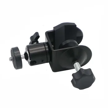 

C/U Shape Clip Clamp with 1/4 Ball Head Bracket for Phones Camera Flash Speedlite LED Light Light Stand Photo Studio Accessory