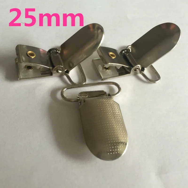 Pacifier Clip 1Pcs Silver Baby Clips For Suspenders Holders Infant