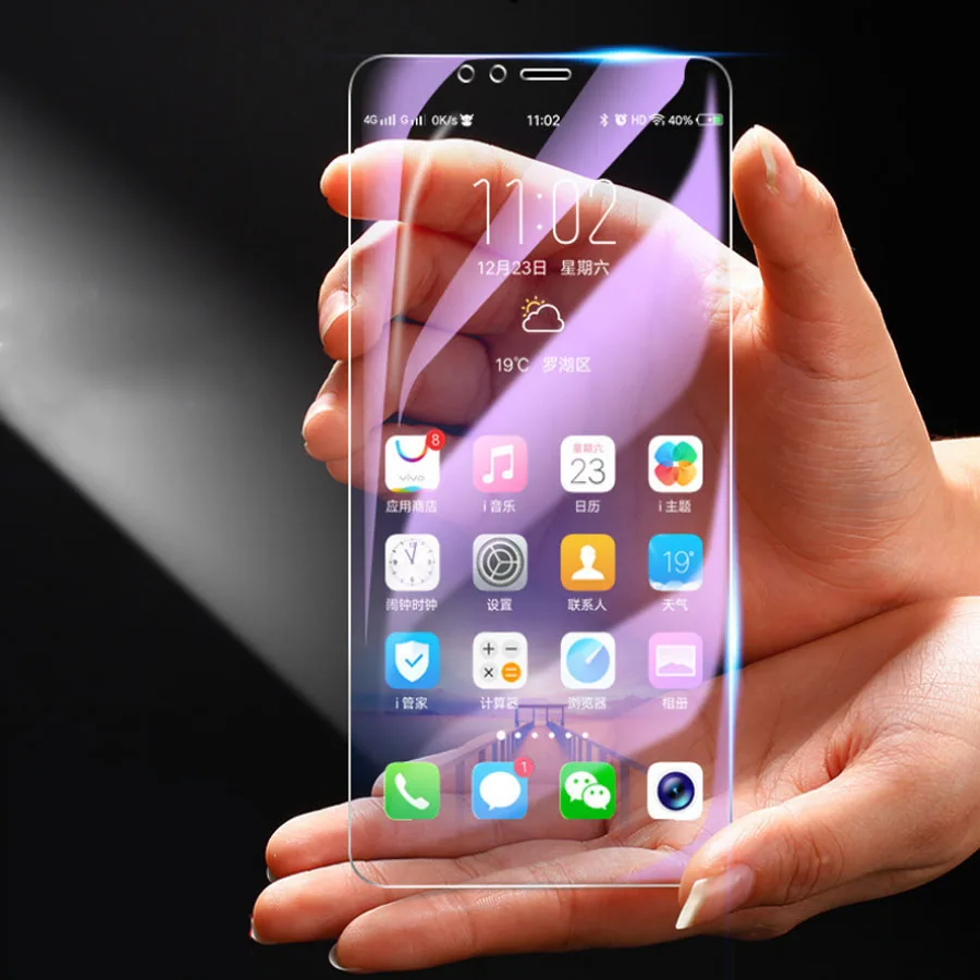 Для Huawei P20 P30 Lite Honor 10 10Lite 9Lite 20i 8X Violet защита для экрана с защитой от ультрафиолета и