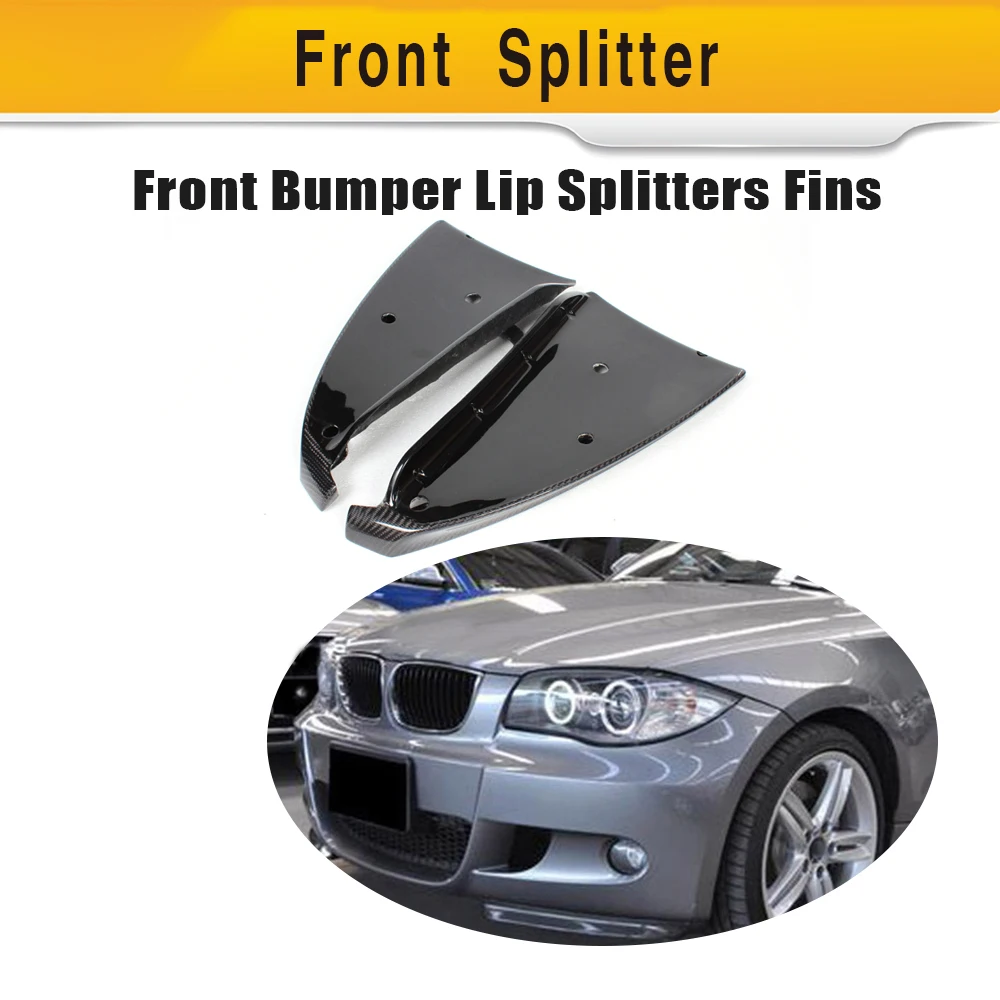 CARBON front PARAURTI SPOILER PER BMW 1er e81 e87 07-10 con SPORT PARAURTI