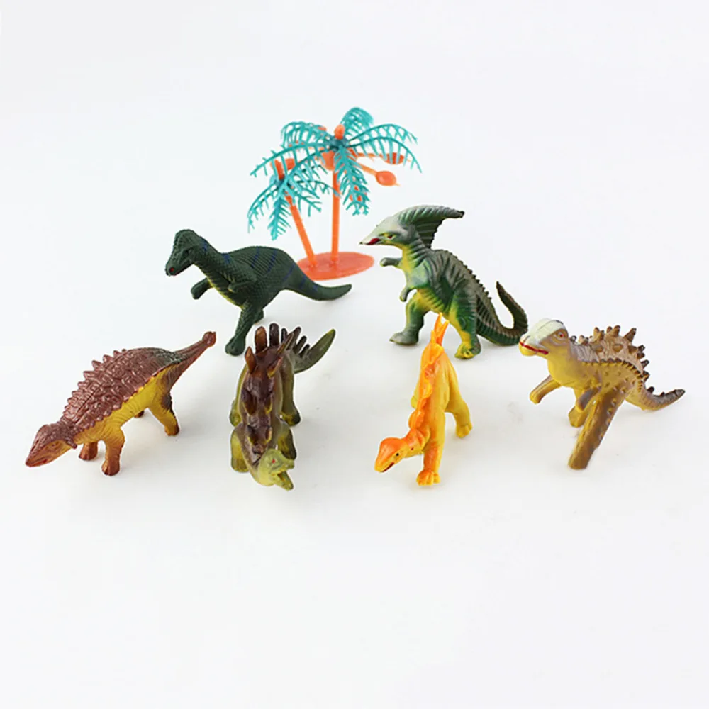 12pcs Mini Luminous Dinosaur Toy Jurassic Noctilucent Dinosaur Model Toys Kids Glow In The Dark Dinosaurs Best Gift for Boys