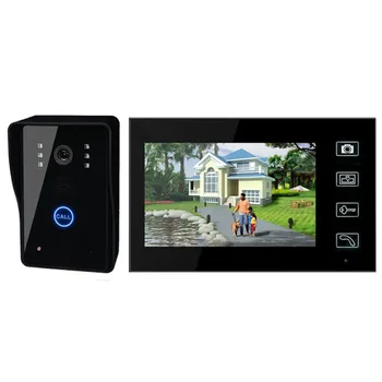 

7 inch Wireless LCD TFT Door Phone Peephole Viewer Digital Doorbell Stylish touch key Color IR Camera Automatic Vidio Monitor