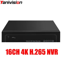 H.265 16CH 4K 8MP 25CH 5MP NVR 4K Выход безопасности сетевой видео регистратор Full HD ONVIF сигнализация аудио 4K NVR Обнаружение движения ONVIF