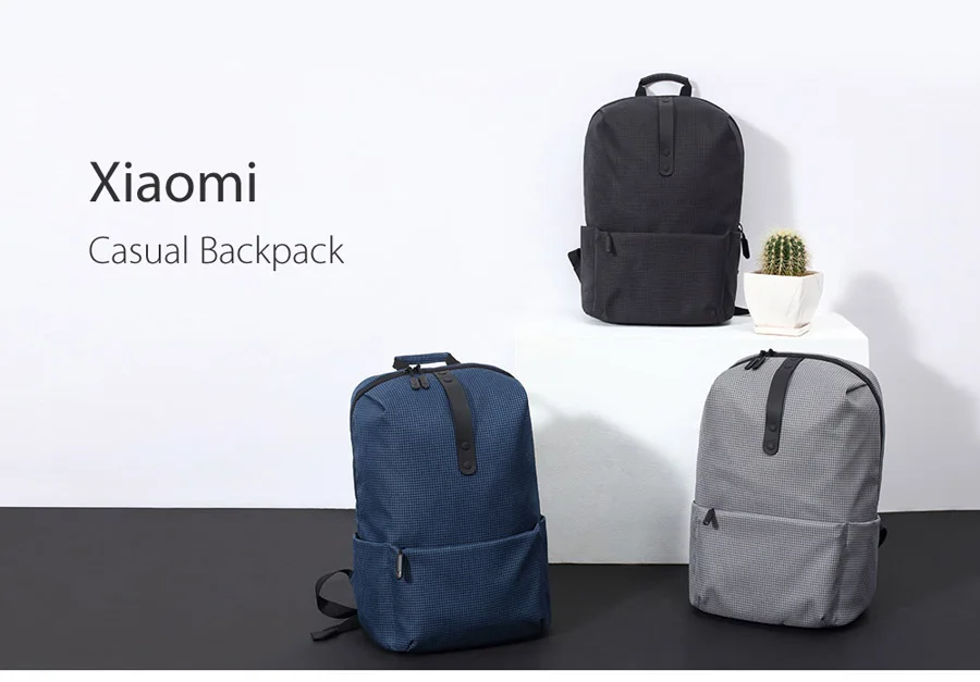 Оригинальный Xiaomi Youth college Leisure Backpack 20L полиэстер Strong 20 кг нагрузка-переноска 15,6 дюймов водостойкая сумка для ноутбука