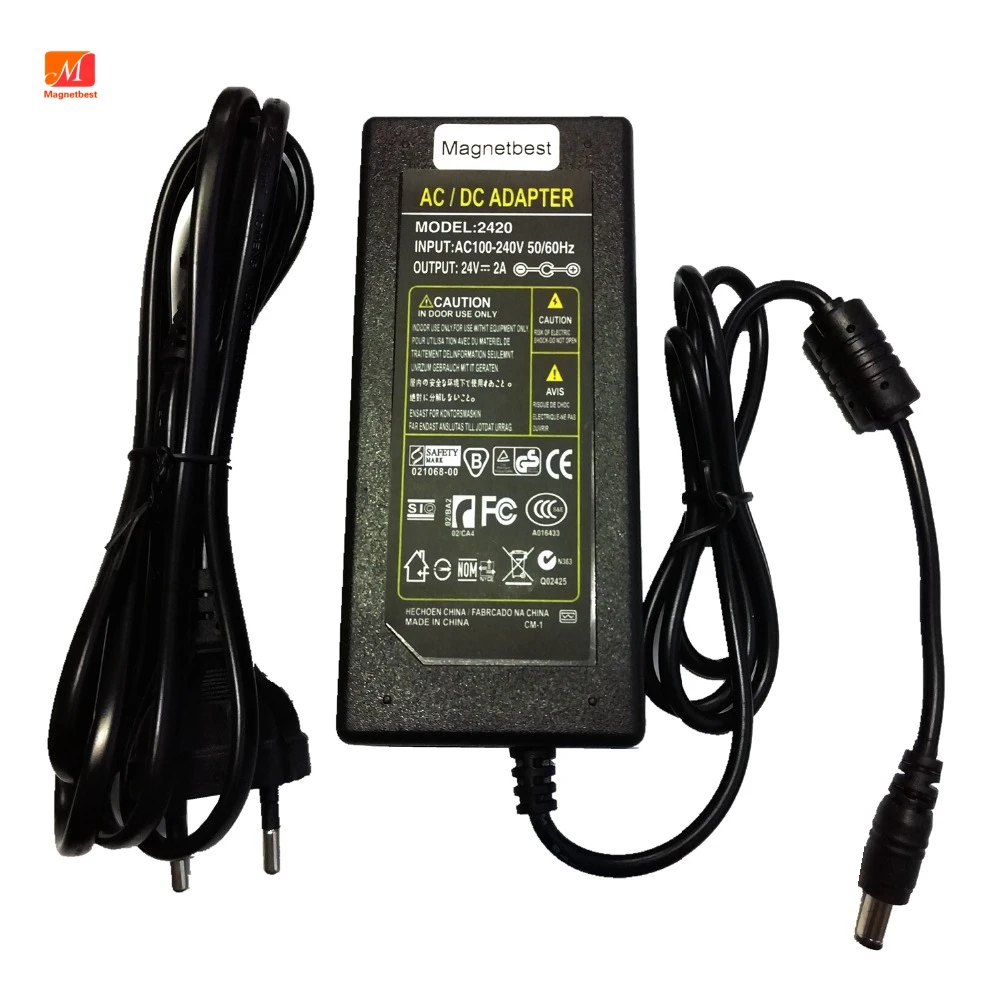 2A 2000MA AC Adapter Charger For Dymo Labelwriter 450 Label Printer 24V Power