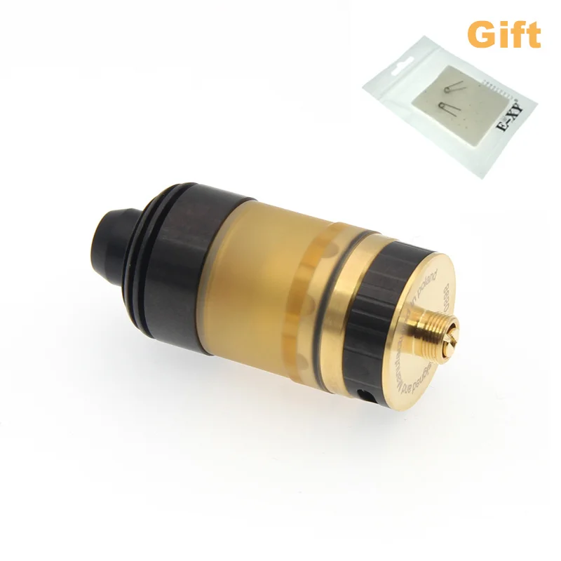 

Coppervape 316ss Hussar Style RTA Atomizer Rebuildable 3ml Capacity Adjustable Airflow Control E Cigarette Vape