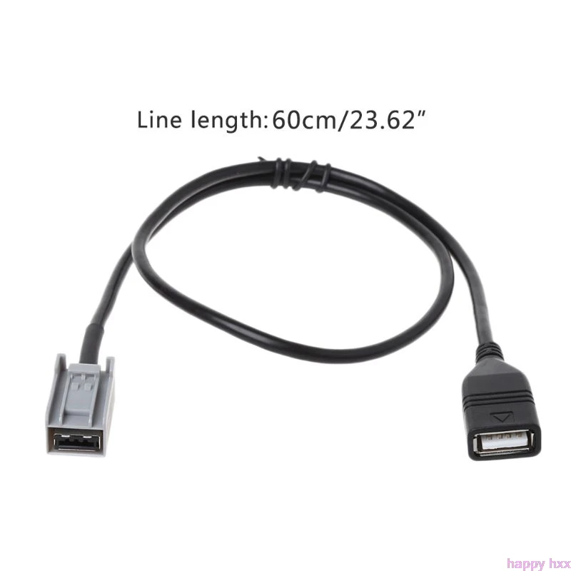 

New Aux USB Audio Cable Adapter Female Port Extension Wire For Honda Civic Jazz CR-V