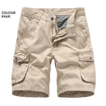 Мужские шорты в повседневном стиле размер плюс фитнес тренировки карманные шорты Твердые хлопковые шорты Свободные повседневные мужские s