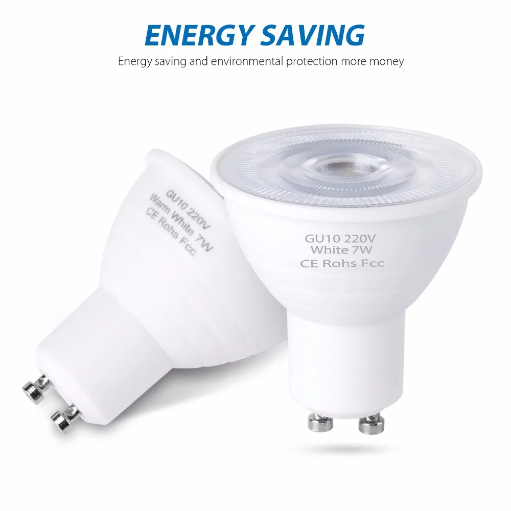

220V LED Lamp GU10 Spotlight LED Bulb MR16 Lamp Corn Bulb 2835SMD Home Lighting 6 12leds Spot Light GU10 Energy Saving Lamp 230V