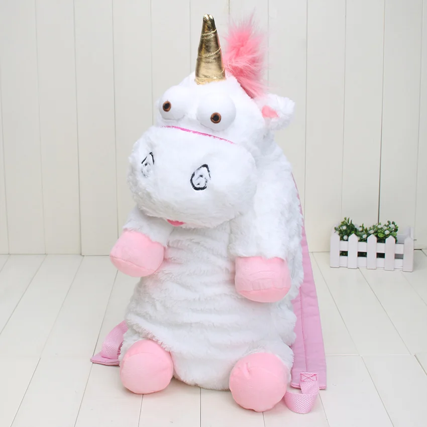 mochila de unicornio peluche