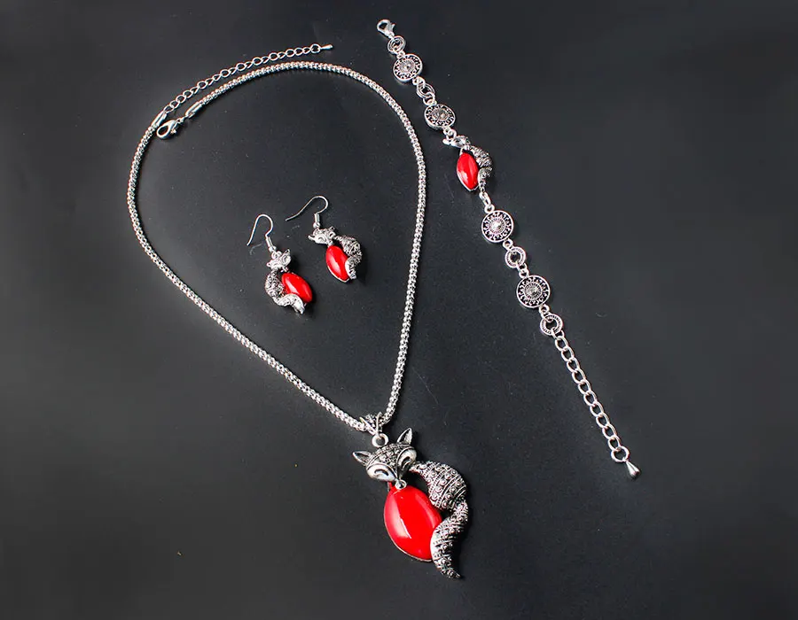 Комплект из колье и серёг с подвеской браслетом|earring bracelet set|bracelet earringsset of jewelry |