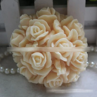 

Flowers Molds Flower Ball Soap Mold Molds Candle DIY Craft Candle Resin Handmade Flower Ball Soaps Making Small Rose Silicone