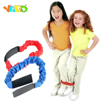 

YARD 4Pcs/set Ropes Tied Three-legged Running Race Sports Game Foot activities Children Outdoor Toys Kid Cooperation Training