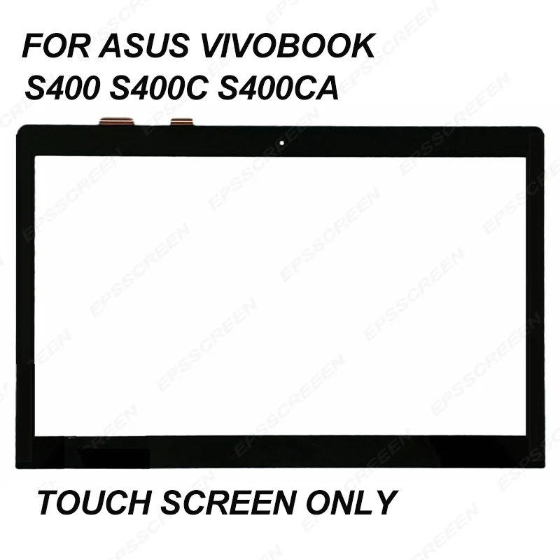 Для Asus Vivobook S400 S400C S400CA 1" сенсорный ЖК-экран стекло JA-DA5343RA дигитайзер Панель переднее стекло с рамкой