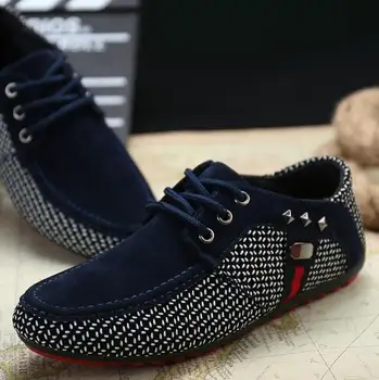 

2020 New arrival Men Shoes Mens Spring Autumn Casual Breathable Flats Male Fashion Lightweight Suede Shoes Casual Shoes